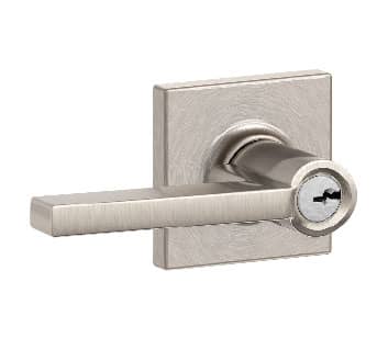 door hardware nj latitude lever with collins trim keyed lockset