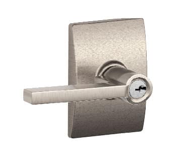 door hardware nj latitude lever with century trim keyed lockset