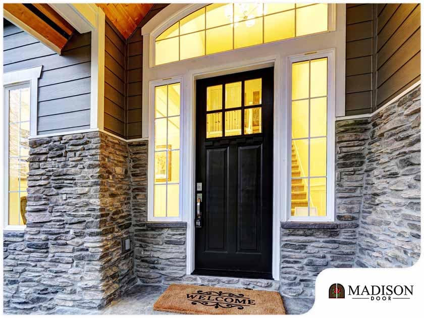 beautiful and neat north jersey entry way from Madison exterior door showroom.