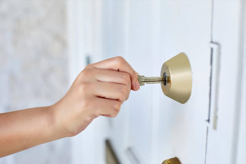 how to secure front door