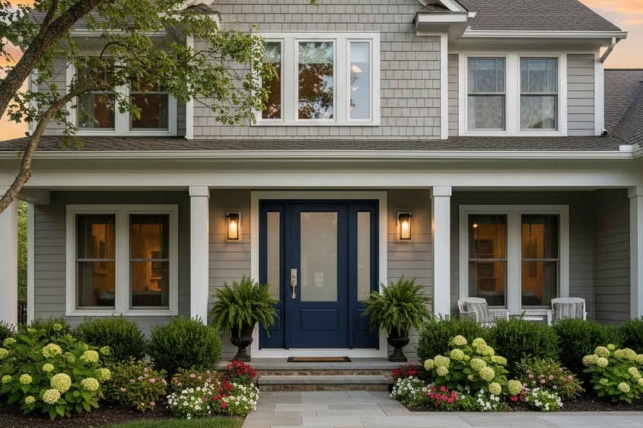 benefits of front door replacement for curb appeal