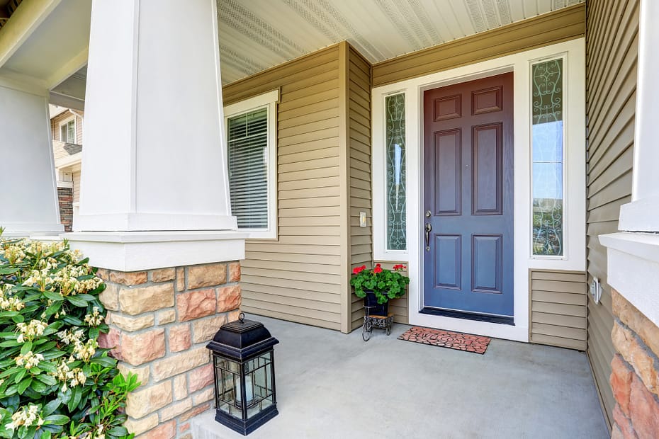 front door sticks in summer